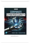 Test Bank for Corporate Cybersecurity&comma; 6th Edition by Randall J&period; Boyle & Raymond R&period; Panko &vert; Latest 2025&sol;2026 Exam Q&A PDF