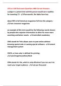 UTK cci 150 final exam Questions AND Correct Answers