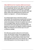 UWise OBGYN Exam Part 1 Questions AND Correct Answers