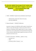 VA DEQ ESC Inspector EXAM STUDY GUIDE 2026  COMPLETE QUESTIONS WITH CORRECT DETAILED  ANSWERS &vert;&vert; 100&percnt; GUARANTEED PASS  <LATEST VERSION> 