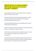 NRFSP Review &num;1 Newest Edition 2025-2026&period; Questions & Correct Answers&period; Graded A