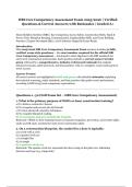 HBI Core Competency Assessment Exam 2025&sol;2026 &ndash; Verified Questions and Correct Answers with Rationales &vert; Complete Home Builders Institute
