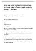 ELLIS AND ASSOCIATES LIFEGUARD ACTUAL EXAM SET 2026 COMPLETE QUESTIONS AND CORRECT ANSWERS