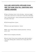 ELLIS AND ASSOCIATES LIFEGUARD EXAM PREP TEST BANK 2026 FULL QUESTIONS WITH VERIFIED ANSWERS