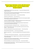 Telecom Tower Technician 1 Exam with All Correct & 100&percnt; Verified Answers &vert;Actual Complete Exam&vert; Already Graded A&plus;