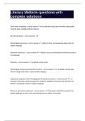 Literacy Midterm questions with complete solutions