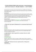 Utah Contractor Exam 2025&sol;2026 &mdash; Latest Questions & Correct Answers &lpar;100&percnt; Verified&comma; Graded A&plus;&rpar;
