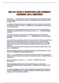 MIS 441 EXAM 2 QUESTIONS AND CORRECT ANSWERS 100&percnt; VERIFIED&excl;&excl;