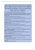 DHL JOB INTERVIEW EXAM STUDY GUIDE  2026 COMPLETE QUESTIONS WITH CORRECT  DETAILED ANSWERS &vert;&vert; 100&percnt; GUARANTEED  PASS <RECENT VERSION> 