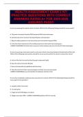 HEALTH ASSESSMENT EXAM 2 ATI PRACTICE QUESTIONS WITH CORRECT ANSWERS RATED A&period;pdf