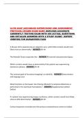 CLTM ASAP &lpar;ADVANCED SUPERVISION AND ASSESSMENT PROTOCOL&rpar; BOARD EXAM BANK 2025&sol;2026 ACCURATE CURRENTLY TESTING EXAM WITH 400 ACTUAL QUESTIONS AND DETAILED ANSWERS WITH A STUDY GUIDE &sol; EXPERT VERIFIED FOR GURANTEED PASS