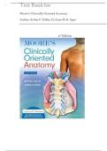 Test Bank For Moore's Clinically Oriented Anatomy 9th Edition by Arthur F&period; Dalley II &vert;All Chapters 1-10&vert; Latest Edition 2025