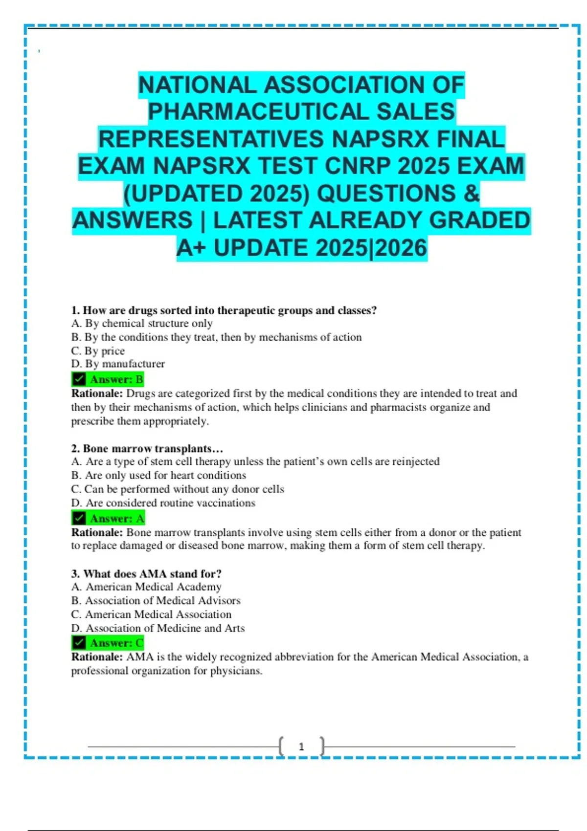 Napsrx NATIONAL ASSOCIATION OF PHARMACEUTICAL SALES REPRESENTATIVES NAPSRX ...