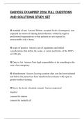 EMS1055 EXAMPREP 2026 FULL QUESTIONS AND SOLUTIONS STUDY SET