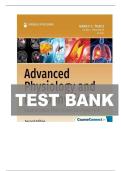 Test Bank for Advanced Physiology and Pathophysiology Essentials for Clinical Practice 2nd Edition Tkacs