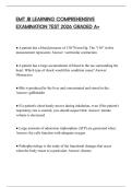 EMT JB LEARNING COMPREHENSIVE EXAMINATION TEST 2026 GRADED A&plus;
