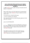 MANA 4330 REVIEW HRIS QUESTIONS AND CORRECT  DETAILED ANSWERS &lpar;VERIFIED ANSWERS&rpar; ALREADY  GRADED A&plus; 