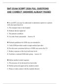 EMT EXAM SCRIPT 2026 FULL QUESTIONS AND CORRECT ANSWERS ALREADY PASSED