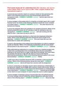 Final exams study set for Leadership hesi 2026 -Questions And Answers  Latest Updates With Correct Answers 100&percnt; With Complete Solutions Pass  Guaranteed-Graded A&plus;