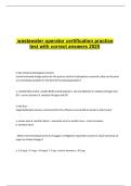  wastewater operator certification practice test with correct answers 2025