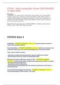 CS7643 &ndash; Deep Learning Quiz 4 Exam &lpar;2026&rpar; GRADED A&plus; Study Guide&period;pdf