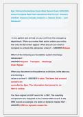 Epic Clinical Informatician Exam Most Recent Exam 2025&sol;2026  Actual Complete Real Exam Questions And Correct  Answers   &lpar;Verified  Answers&rpar; Already Graded A&plus; &sol; Newest  Exam  &sol; Just   Released&excl;&excl;