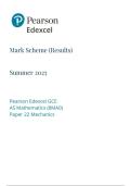 Pearson Edexcel Level 3 GCE Mathematics Advanced Subsidiary PAPER 22 JUNE 2025 QUESTION PAPER  AND MARK SCHEME