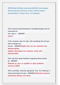 HCA Practice Test Most Recent Exam 2025&sol;2026  Actual Complete  Real Exam Questions And Correct  Answers  &lpar;Verified  Answers&rpar;  Already Graded A&plus; &sol;  Newest  Exam   &sol; Just  Released&excl;&excl;
