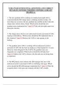 NURS 470 QUESTIONS FINAL QUESTIONS AND CORRECT  DETAILED ANSWERS &lpar;VERIFIED ANSWERS&rpar; ALREADY  GRADED A&plus; 