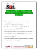WGU D219 Unit Quiz 5 &ndash; 2025&sol;2026 &vert; 10 Questions &vert; Evidence-Based Practice&comma; Research Quality&comma; Translation Pathways &vert; Western Governors University