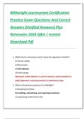 Millwright Journeyman Certification  Practice Exam Questions And Correct  Answers &lpar;Verified Answers&rpar; Plus  Rationales 2026 Q&A &vert; Instant  Download Pdf