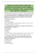 PPR Texes EXAM STUDY GUIDE 2026  COMPLETE QUESTIONS WITH CORRECT  DETAILED ANSWERS &vert;&vert; 100&percnt; GUARANTEED  PASS <RECENT VERSION>