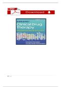 Test Bank &ndash; Abrams&rsquo; Clinical Drug Therapy&colon; Rationales for Nursing Practice&comma; 12th Edition &lpar;Geralyn Frandsen&comma; Sandra Pennington&rpar; &ndash; Complete Exam Questions and Answers