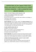 CalMHSA Medi-Cal Peer Support EXAM STUDY  GUIDE 2026 COMPLETE QUESTIONS WITH CORRECT  DETAILED ANSWERS &vert;&vert; 100&percnt; GUARANTEED PASS  <RECENT VERSION>