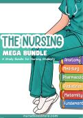 The Nursing Mega Bundle for Nursing Student &lpar;600 Pages&rpar; &vert; 2025 Edition &vert; eBook