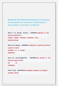 Nursing 2410 Test 3 Exam 2025&sol;2026 Most Recent 