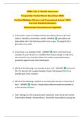 IOWA Life & Health Insurance   Frequently Tested Exam Questions With   Verified Multiple Choice and Conceptual Actual 100&percnt;  Correct Detailed Answers  Guaranteed Pass&excl;&excl;Current Update&excl;&excl;