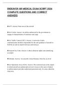 ENDEAVOR AIR MEDICAL EXAM SCRIPT 2026 COMPLETE QUESTIONS AND CORRECT ANSWERS