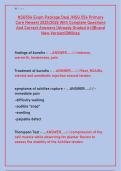 NNSG554 Exam Package Deal &vert; Advanced Health Assessment Study Guide & Practice Tests