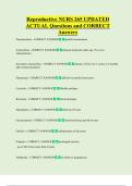 NURS 265    Bundled Exam Questions WITH  CORRECT Answers