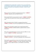 COMPREHENSIVE PEDIATRIC NURSING FINAL EXAM REVIEW&colon;  GYNECOLOGY&comma; PREGNANCY&comma; NEONATAL&comma; AND PEDIATRIC CARE  EXAM &vert; QUESTIONS AND VERIFIED ANSWERS &vert; LATEST EXAM  UPDATE 