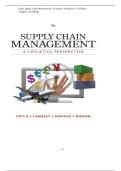 Coyle Supply Chain Management 9th Edition Test Bank &vert; All Chapters &vert; Instant Download