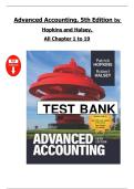 Advanced Accounting &lpar;5th Edition&rpar; &ndash; Hopkins and Halsey &ndash; Complete Solution Manual for Chapters 1&ndash;19
