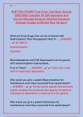 NUR 5334 PHARM Final Exam Test Bank &vert; Advanced Pharmacology Practice Questions & Answers