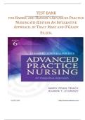 TEST BANK for Hamric and Hanson's Advanced Practice Nursing 6th Edition &vert; ALL Chapters &lpar;1-24&rpar; Q&A &vert; Tracy & O'Grady &vert; APRN Exam Prep