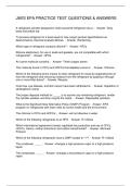 JIM-S EPA PRACTICE TEST QUESTIONS & ANSWERS
