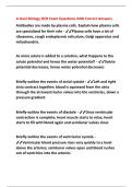 A level Biology OCR Exam Questions AND Correct Answers 