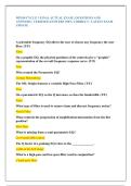 MP100 CYCLE 3 FINAL ACTUAL EXAM &vert; QUESTIONS AND  ANSWERS &vert; VERIFIED ANSWERS 100&percnt; CORRECT &vert; LATEST EXAM  UPDATE 