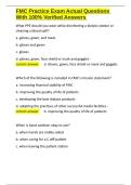 FMC Practice Exam Actual Questions With 100- Verified Answers&period;docx