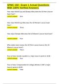 SPMC 150 - Exam 1 Actual Questions With 100- Verified Answers&period;docx